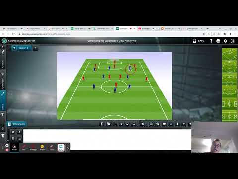Defending the goal kick 9 v 9