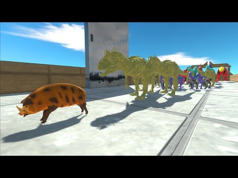 All Unit Chase the PIG - Animal Revolt Battle Simulator