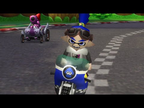 Inkling Boy in Mario Kart Wii