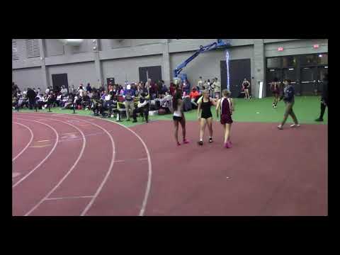 Girls 55m Hurdles Prelims and Finals - CIAC 2023 Class L Indoor