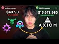 How To Make 1000 Day With Memecoins Full Axiom Pro Guide