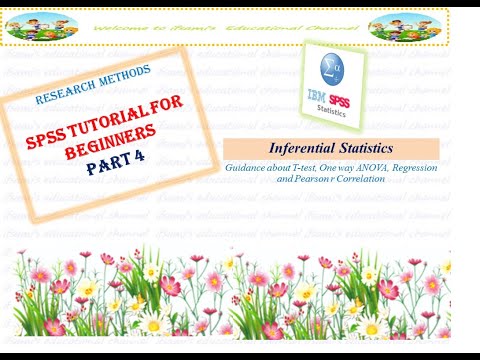 SPSS Tutorial Part 4(Inferential Statistics)
