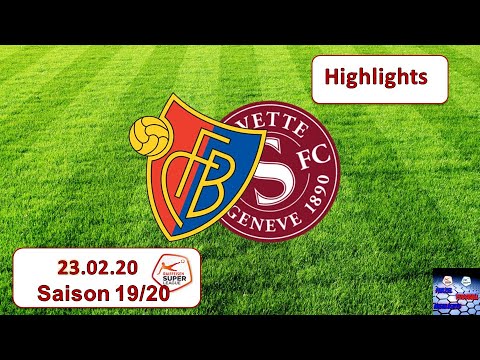 Highlights FC Basel vs Servette - Genf FC (23.02.2020)