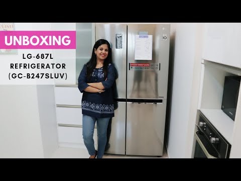 Unboxing of LG 687 l Refrigerator Features and Warranty