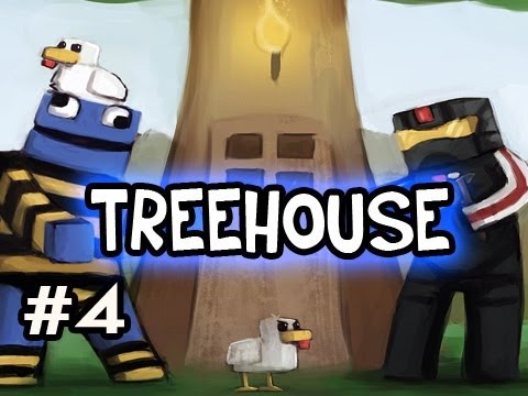 Minecraft: Treehouse REBORN w/Nova & Kootra Ep.4 - The Mammoth Of A Cave