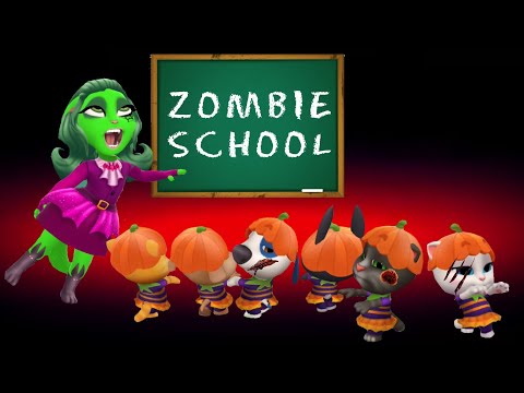 My Talking Tom Friends - ZOMBIE SCHOOL - HALLOWEEN