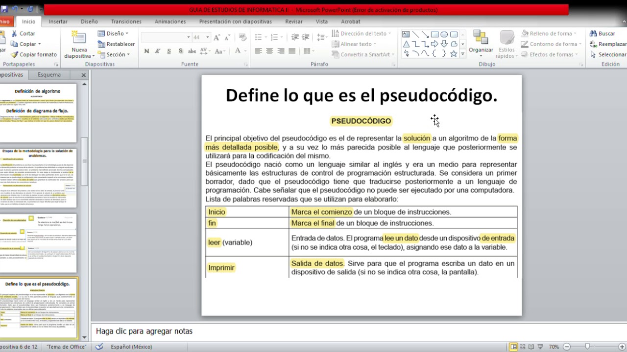 GUIA DE ESTUDIOS DE INFORMATICA II