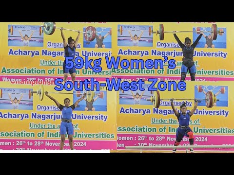 59kg Women's South - West Zone Inter-University Weightlifting (Men & Women) Championship : 2024-25