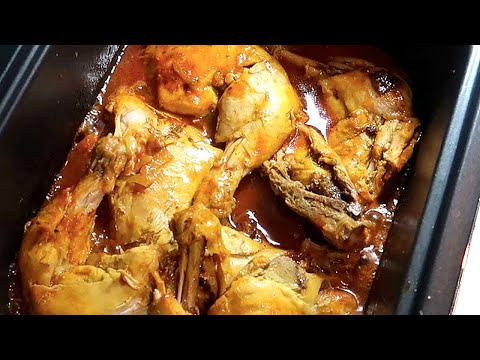 Low Oil Delicious Iranian Saffron Chicken Healthy Zereshk Polo ba Morgh