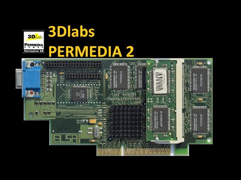 3DLABS Permedia 2 - Game Glint - karta graficzna z końcówki lat 90 - pierwszy akcelerator 3D