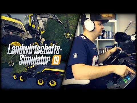 LS19 Forestry with the Logitech Saitek Farming Steering Wheel