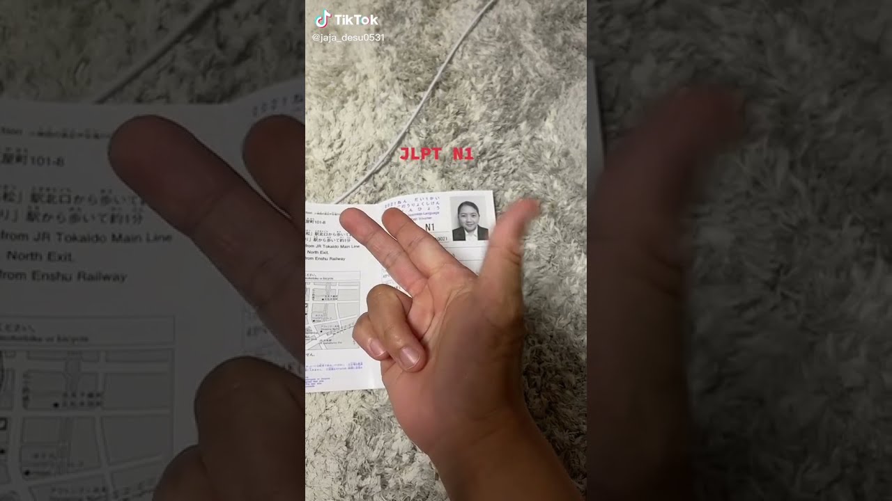 Try to take a test JLPT N1  2021#Shorts