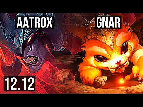 AATROX vs GNAR (TOP) | 2600+ games, 2.6M mastery, 4/1/6 | EUW Grandmaster | 12.12