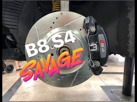 B8 S4 front brake upgrade for the B5 S4