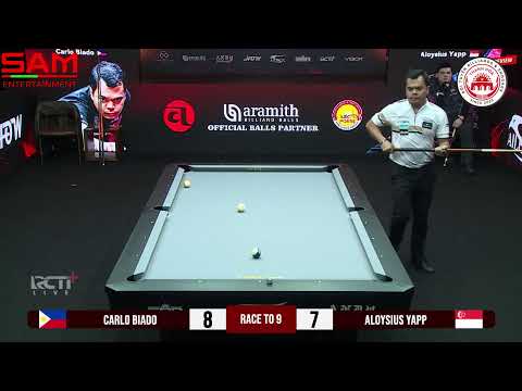 🔴Trực Tiếp| Aloysius Yapp - Carlo Biado | Asian Men 10 Ball Championship | Semi Final