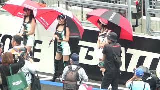 2024 SUPER GT Rd.3 SUZUKA #64 池永百合 仲美由紀 Moduloスマイル 津田知美 KENWOODレディ 決勝日ピットウォーク レースクイーン 4K