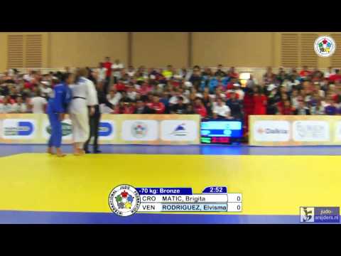 Judo 2013 Wold Championship Miami Cadets: Matic (CRO) - Rodriguez (VEN) [-70kg] bronze