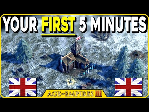 BRITISH - Guide To Your First Five Minutes | Age of Empires 3: Definitive Edition