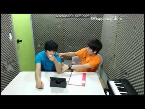 130625 SeventeenTV BigBang - Blue (Mingyu and Seungcheol)