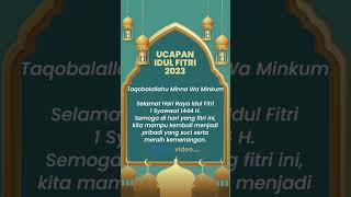 Ucapan Selamat Idul Fitri 2023 Singkat Diawali Taqobbalallaahu Minna Wa Minkum