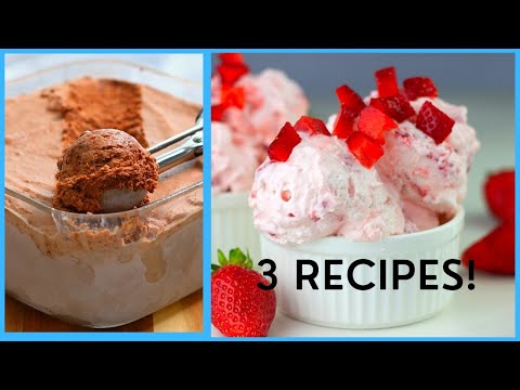 GELATO: 3 easy recipes [no ice cream maker]