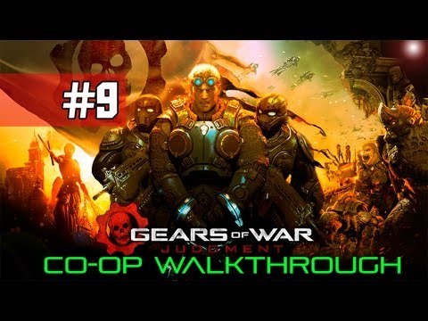 Gears of War Judgment Walkthrough - Part 9 Elliott's Mansion - (Co-op) ALL CHALLENGES ON