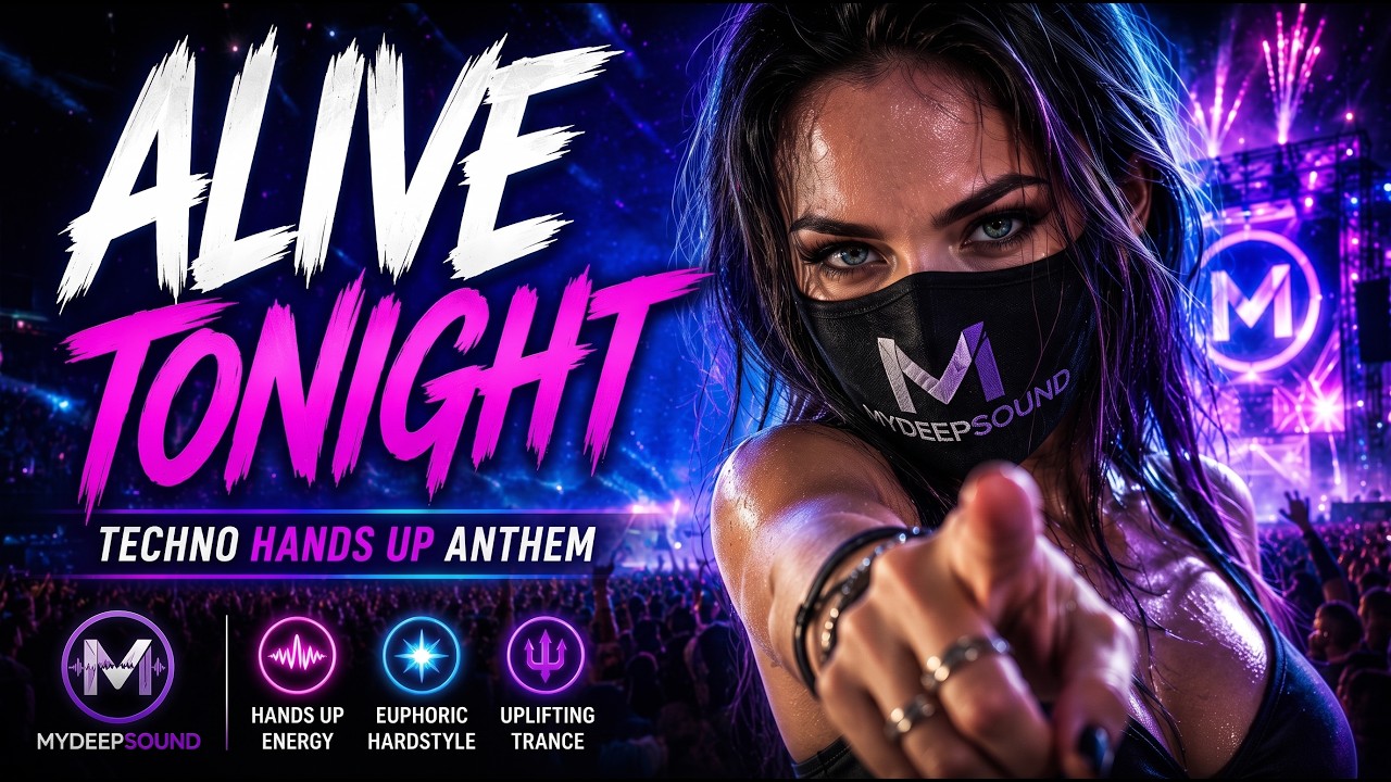 Pure Festival Energy! 🔊 Alive Tonight   Techno Hands Up Anthem