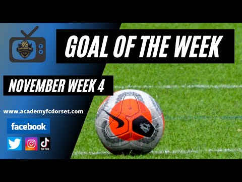 Goal of the Week November Week 4