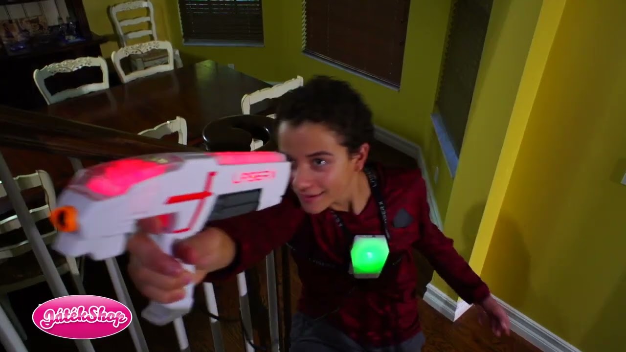 Laser-X lézerfegyver Dupla szett videó