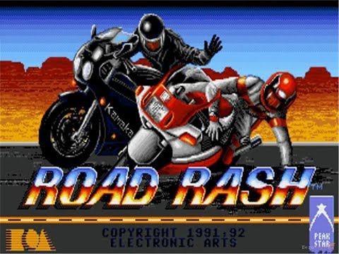 Шим играет в Road Rush (1991) на Sega Mega Drive II