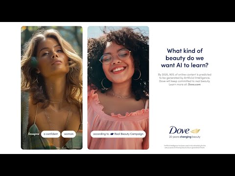 アルゴリズムを「再教育」するという、逆襲 / DOVE「Real Beauty Redefined for the AI Era」