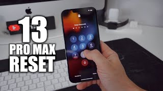 How To Reset & Restore your Apple iPhone 13 Pro Max - Factory Reset