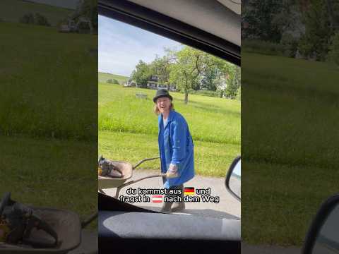 Wegbeschreibung auf österreichisch :-) #dialekt #österreich #mundart #tankstelle #austropop #gaudi