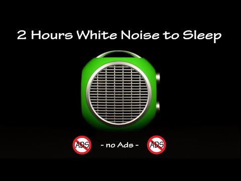 White Noise to Sleep | Fan Heater Sound 2 | 2 Hours Long Extended Version