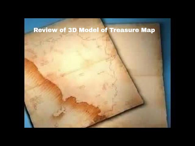 Treasure Map 3D Model - FlatPyramid