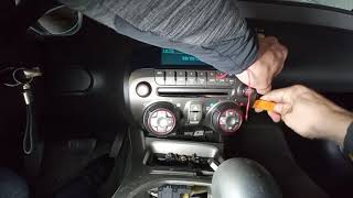 How To Remove Radio On Chevrolet Camaro SS V 2009-2013 Radio Removal
