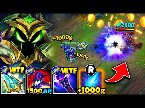 MONEY PRINTER VEIGAR GETS FULL BUILD BY 25 MINUTES (DOUBLE EVERYONE'S GOLD)