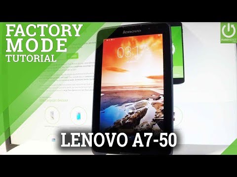 Factory Mode LENOVO A7-50 (WiFi) A3500-F - Hardware Test