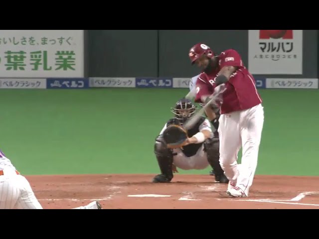 【4回表】あっという間にスタンド中段 イーグルス・ペーニャの豪快勝ち越し弾!! 2015/8/8 F-E