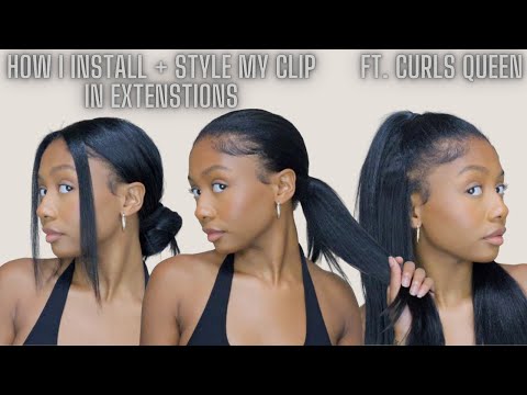 How I install + Style My Clip In Extensions | 20 Inch...