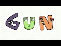ABCDEF Gun Meme The Alphabet Lore