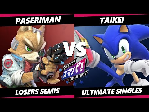 Sumapa 65 Losers Semis - Paseriman (Fox) Vs. Taikei (Sonic) SSBU Ultimate Tournament