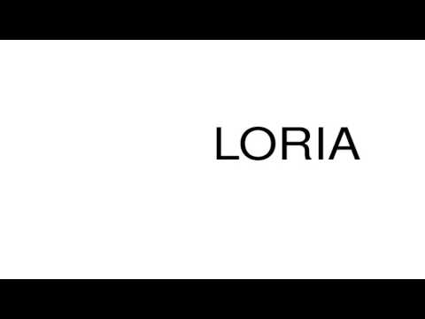 How to pronounce LORIA