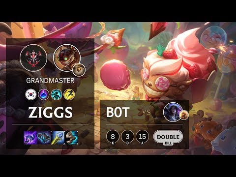 Ziggs Bot vs Kai'Sa - KR Grandmaster Patch 10.6