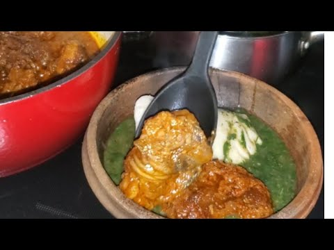 How to make authentic Ghanaian Tuozafi from scratch.  Tuozafi and ayoyo soup. Lami cook inspired