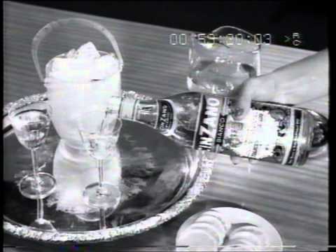 Cinzano vermouth 1960 TV commercial