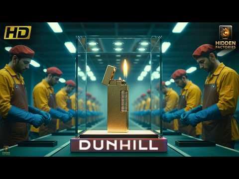 Inside the Elite Dunhill Lighter Factory: From Brass Blocks to $1,200 Luxury Lighters (Full Process)