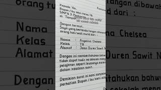 Download lagu Contoh Surat Izin Sakit/Tdk Masuk Sekolah mp3 Download lagu Contoh Surat Izin Sakit/Tdk Masuk Sekolah mp3