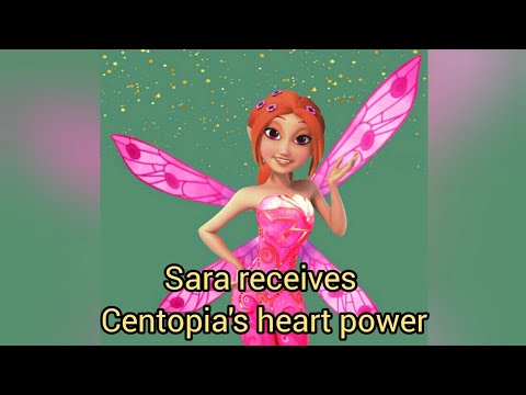 Mia and me Sara receives Centopia's heart power.❗️🧚‍♀️💖