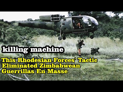 FIREFORCE TACTIC: How Rhodesian Military Neutralized So MANY Zimbabwean Guerrillas  EFFICIENTLY